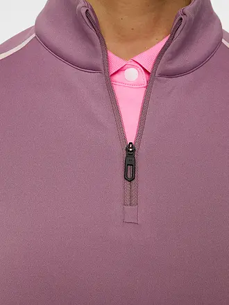 J.LINDEBERG | Sous-pull zippé pour femme Nefe Quarter Zip Mid Layer | lila